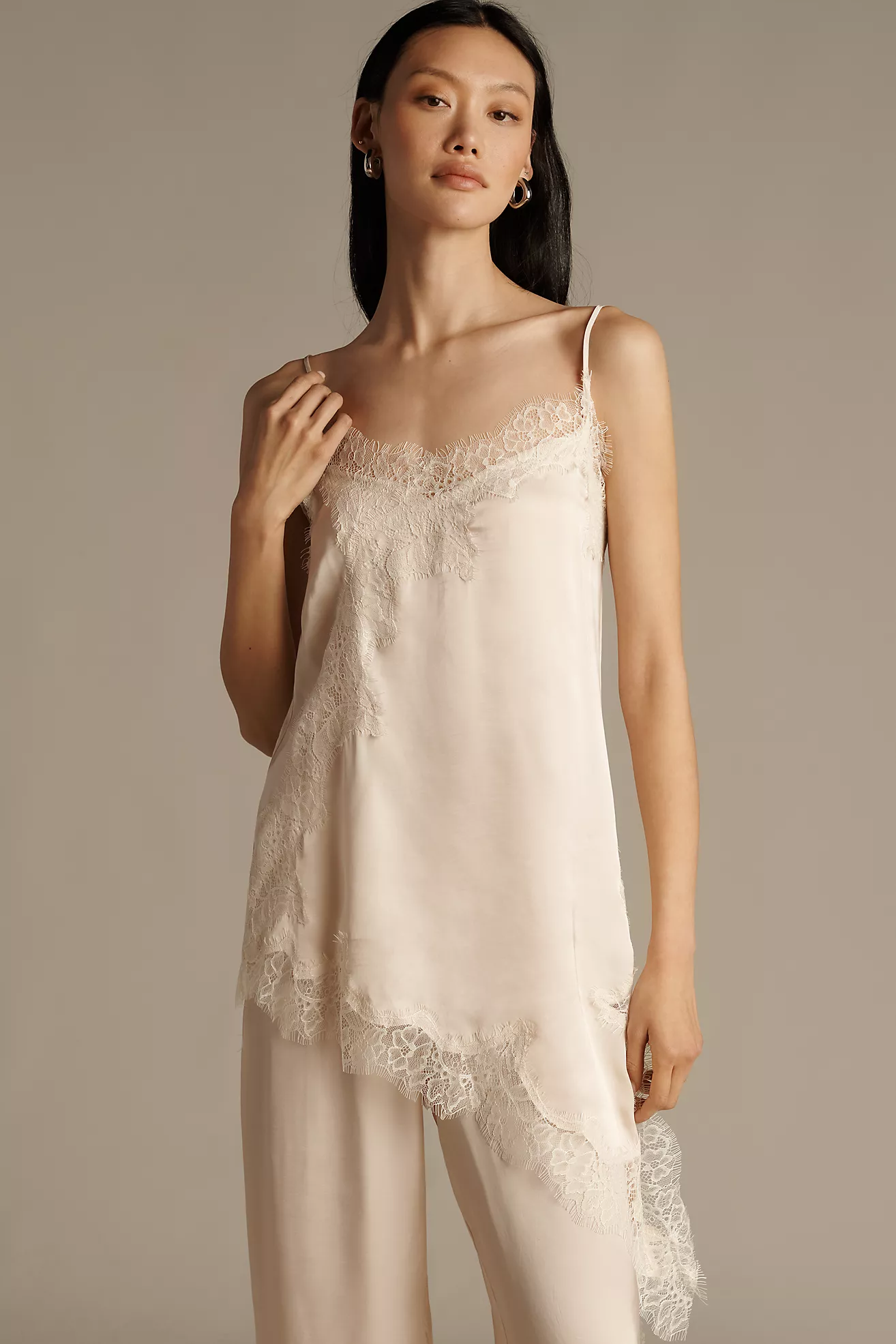 Lyrebird Heirloom Lace Asymmetrical Camisole