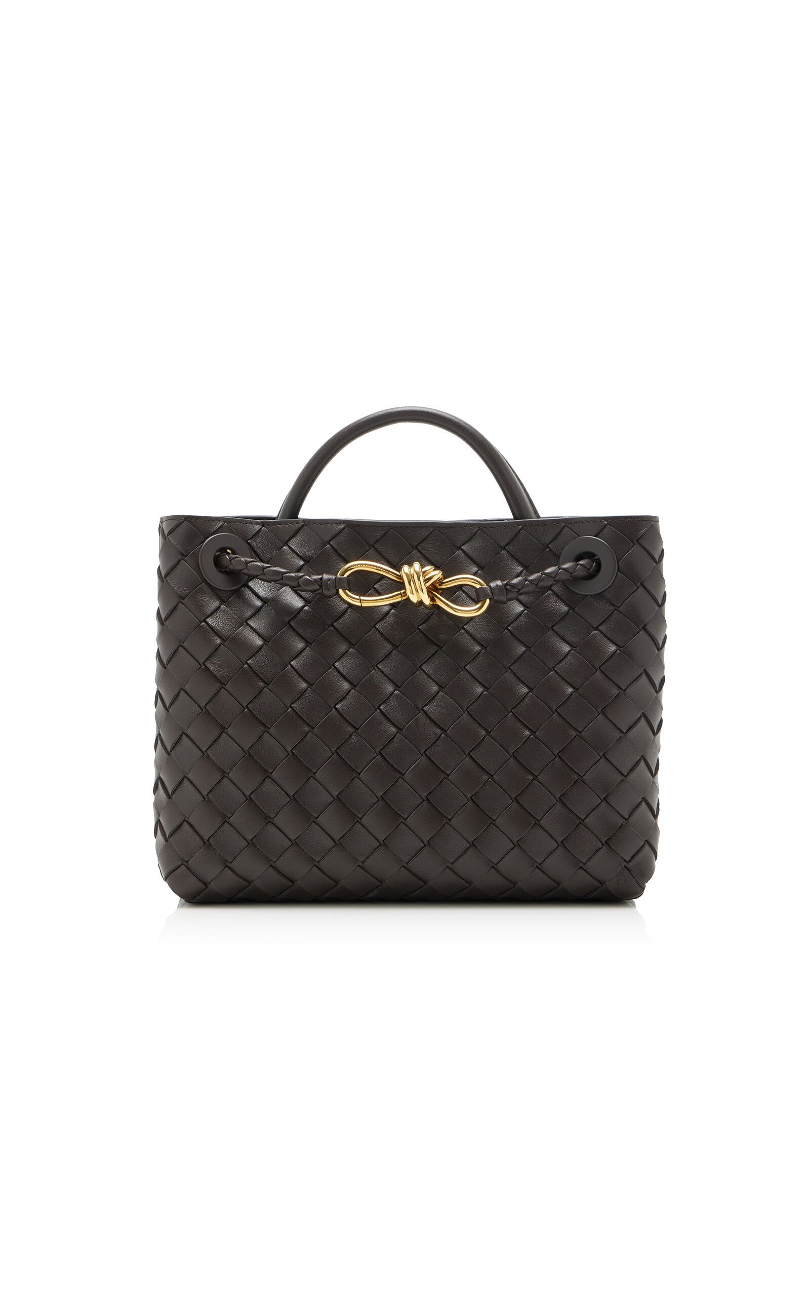 Small Andiamo Intrecciato Leather Bag