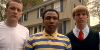 Dominic Dierkes, Donald Glover, and D.C. Piersen in Mystery Team