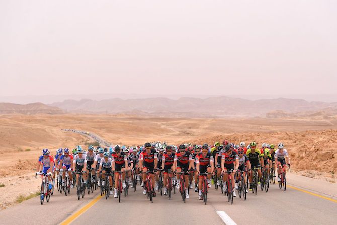 The riders enjoyed stunning views during the first few days of the 2018 Giro in Israel