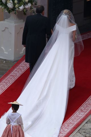Princess Charlene on her wedding day in 2011