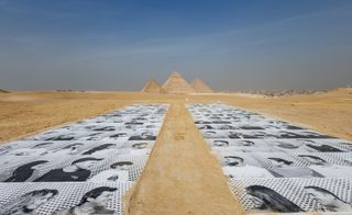 exhibition at the pyramids