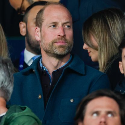 Prince William attends an Aston Villa game