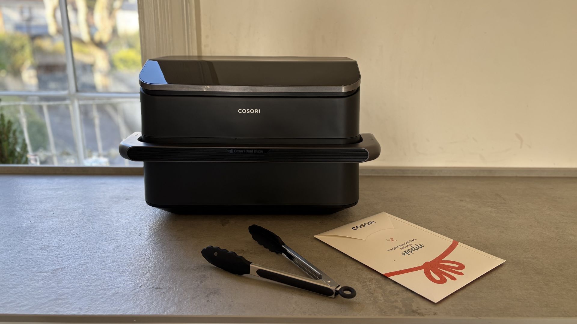 Cosori Dual Blaze TwinFry 10L Air Fryer being tested