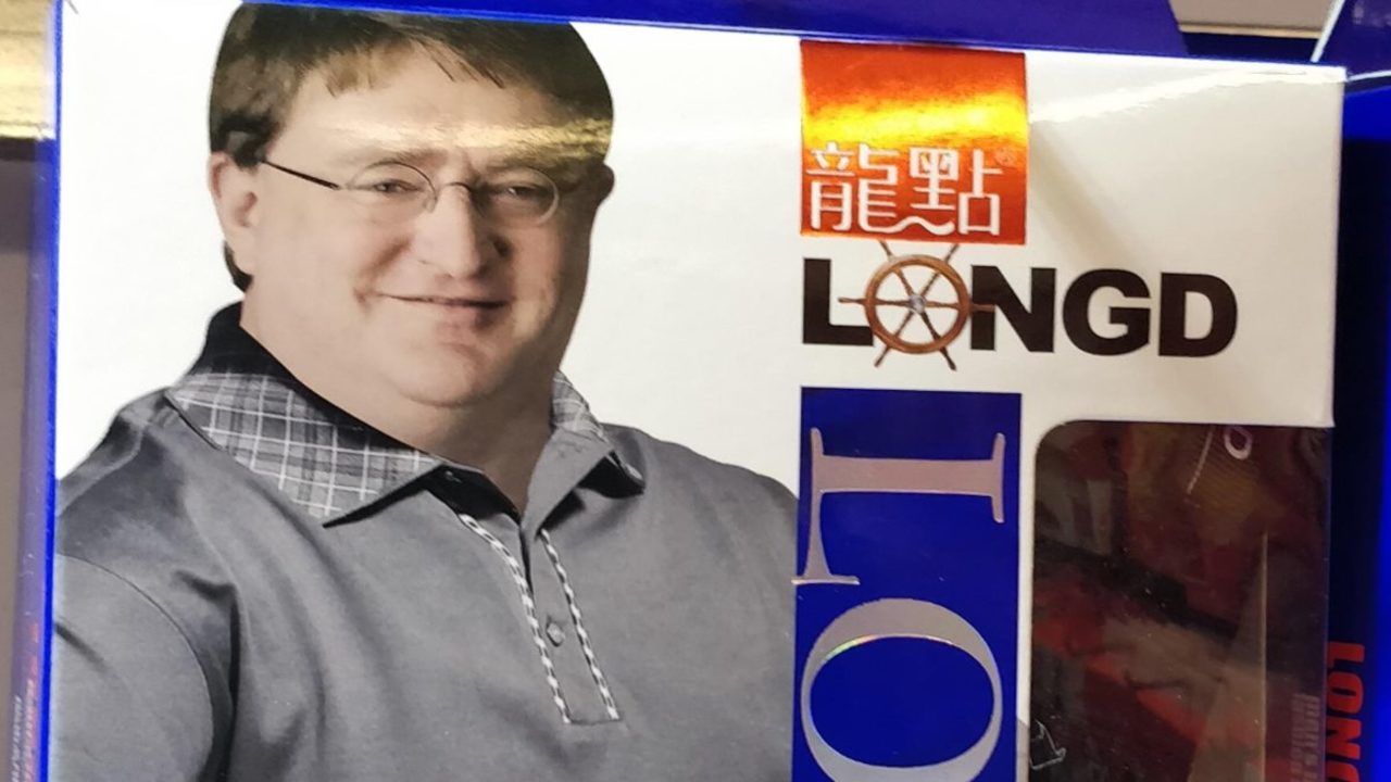 Gabe Newell's face pops up on the packaging of Chinese underwear brand  LongD