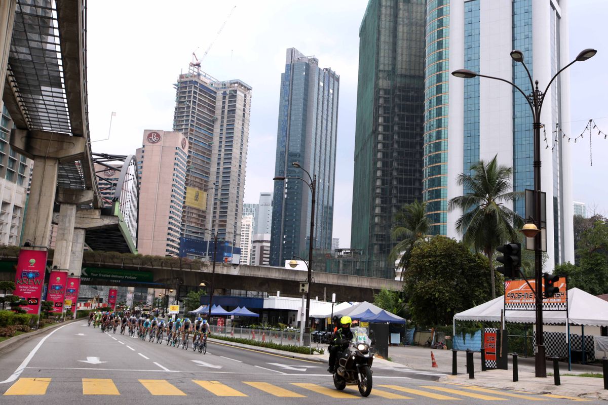 The Kuala Lumpur skyline