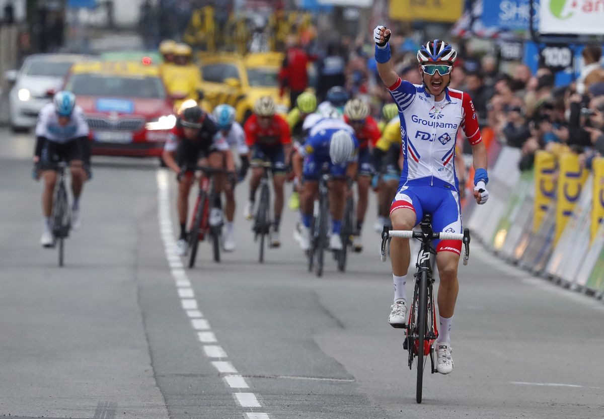 Rudy Molard (Groupama-FDJ) takes a big win in Vence