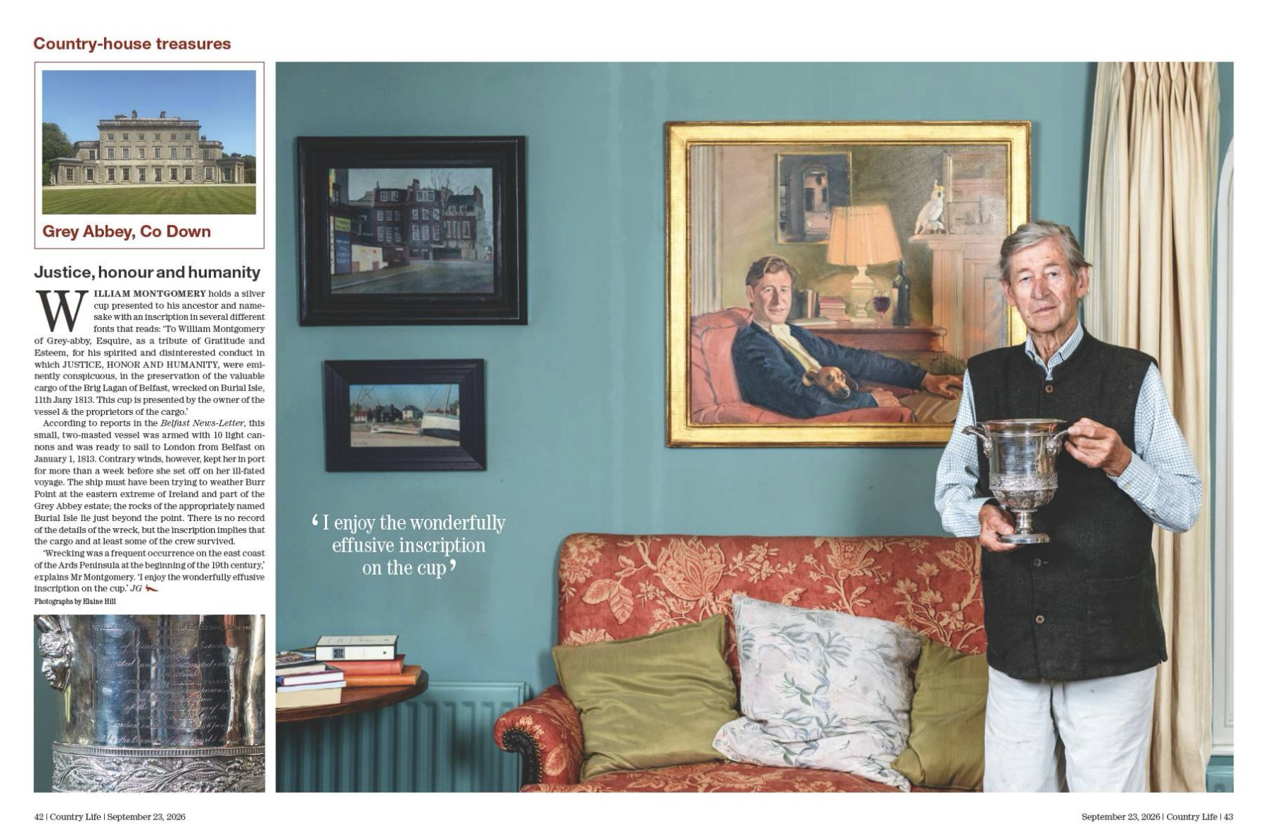 Spreads from Country Life September 23, 2026