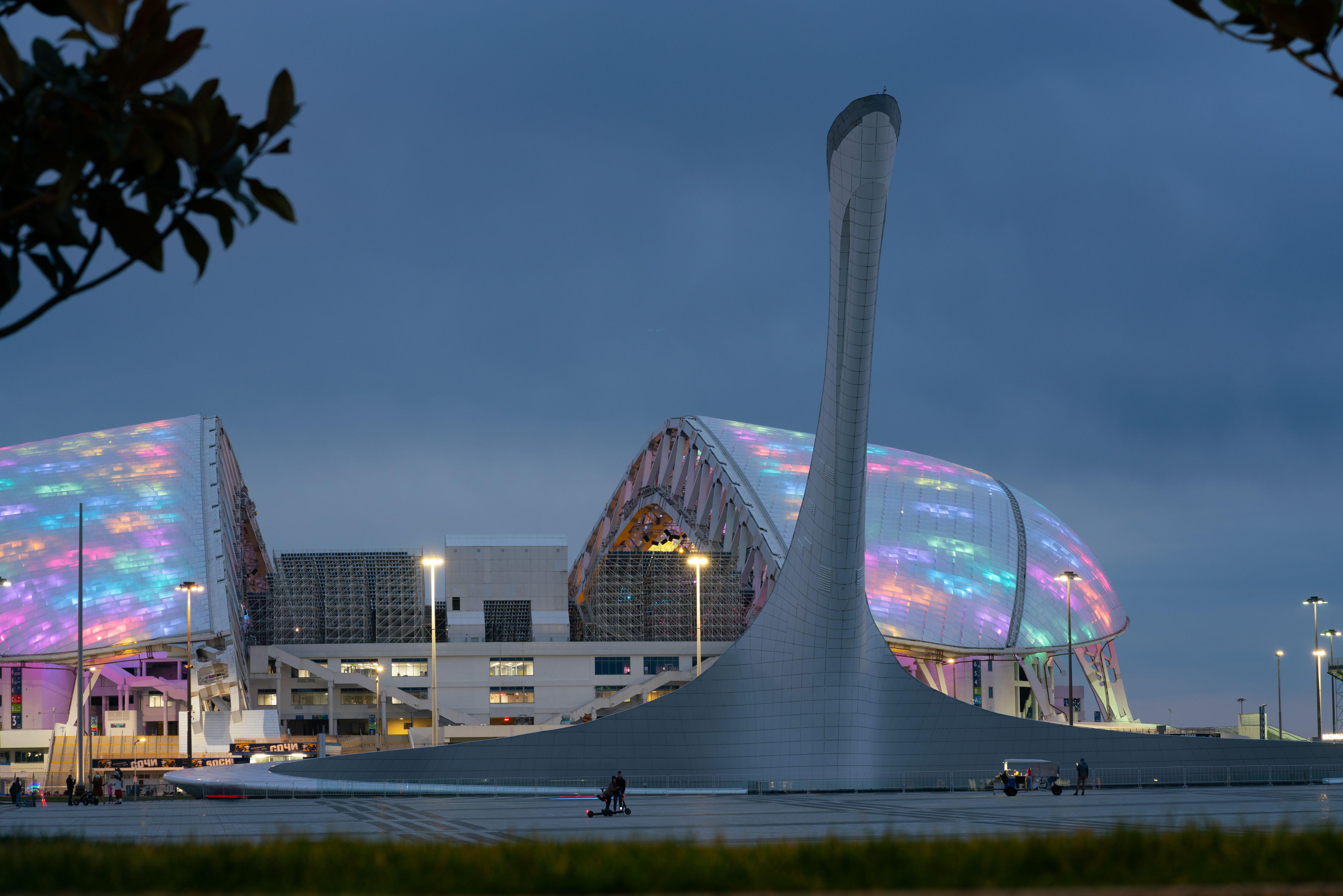 PFC Sochi's home ground, the Fisht Olympic Stadium