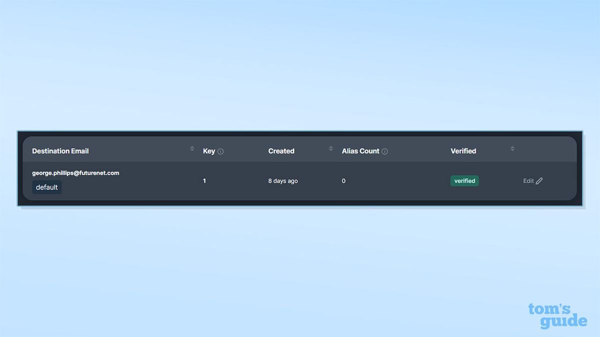 ExpressMailGuard recipient screenshot