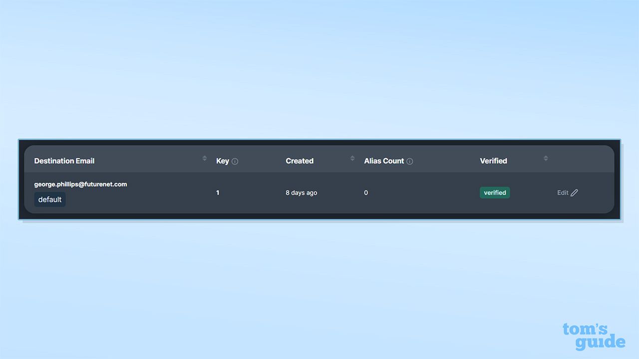 ExpressMailGuard recipient screenshot