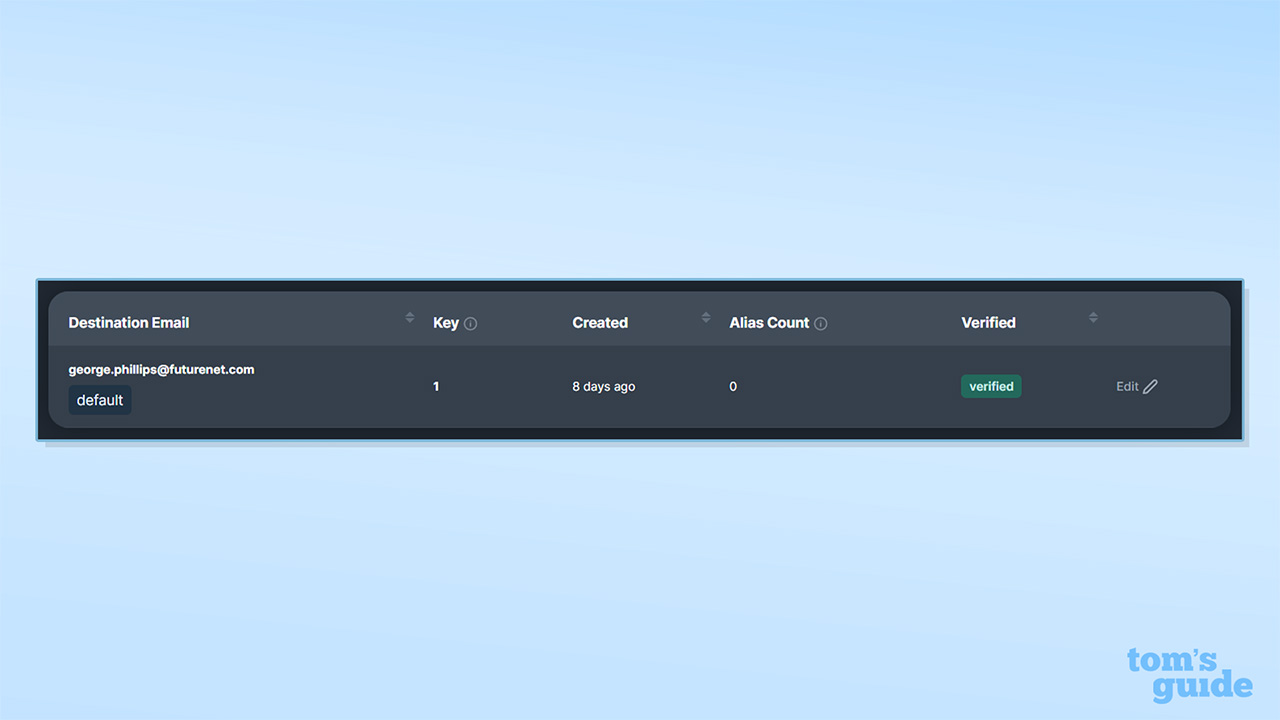 ExpressMailGuard recipient screenshot