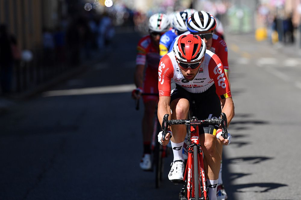 Thomas De Gendt (Lotto Soudal) during stage 11 at the Giro d'Italia