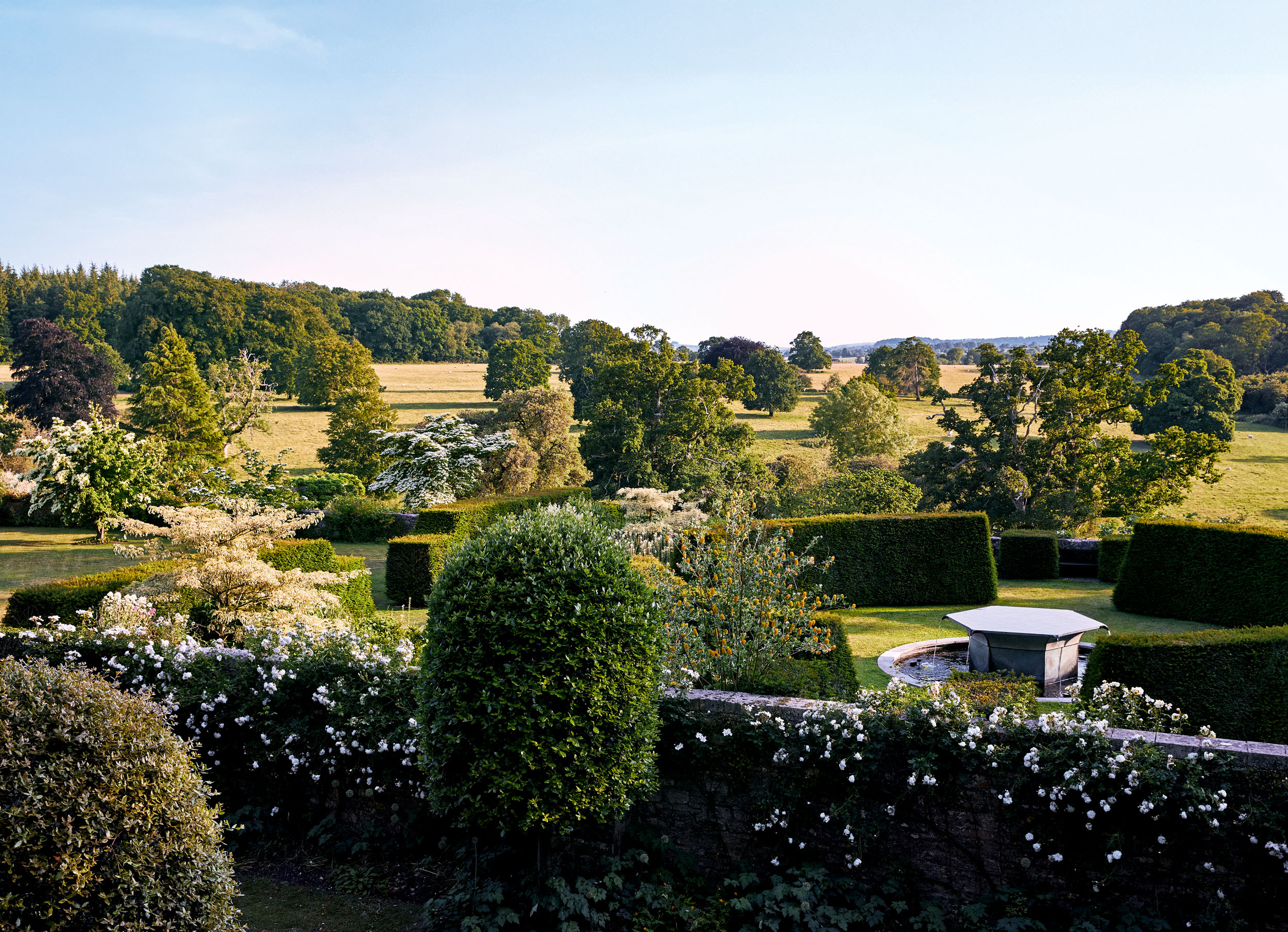 The garden at Fonthill House, Wiltshire