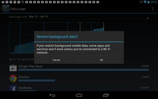 Restrict Background Data Use