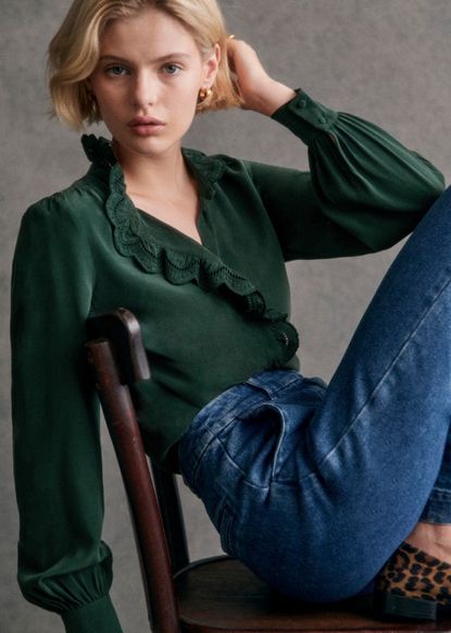 35 Beautiful Blouses to Style With Your Jeans This Fall | Who What Wear