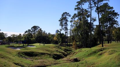 A general view of the second hole at Memorial Park Golf Course