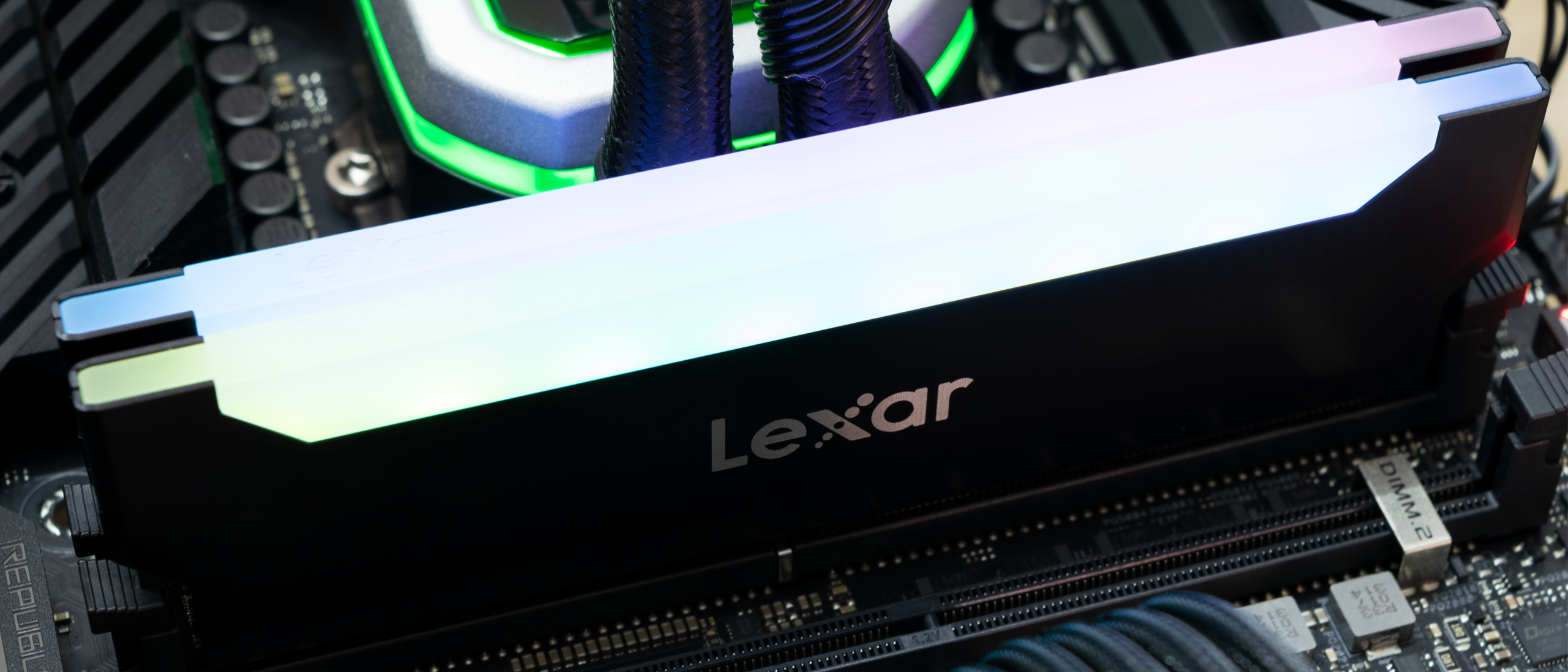 Lexar Hades RGB LED Lightning RAM DRAM DDR4 3200Mhz 8GB 16GB UDIMM