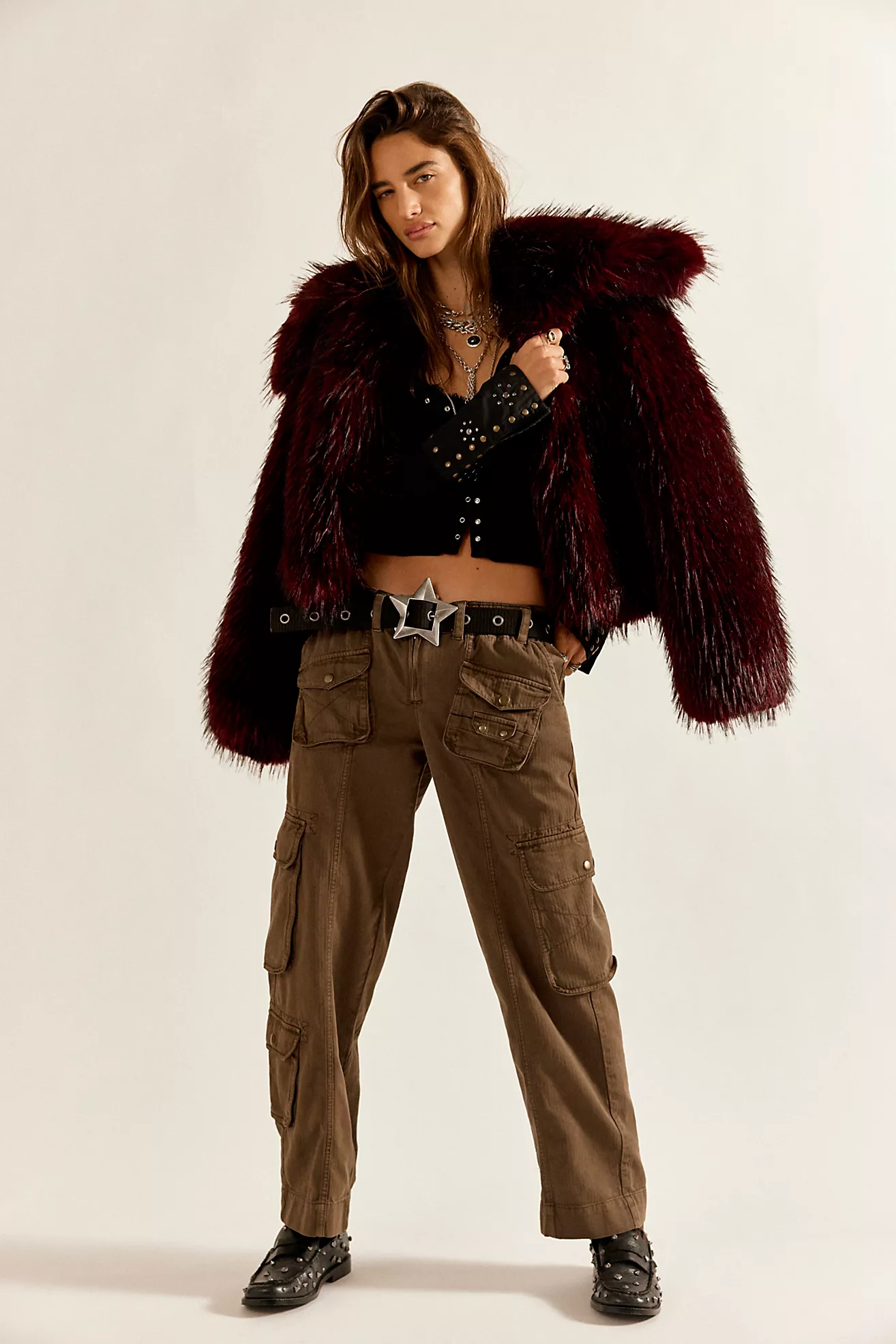 Moonlight Glam Faux Fur Jacket