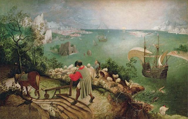 Simon Russell Beale&#039;s favourite painting, Landscape with the Fall of Icarus by Pieter Breugel the Elder.