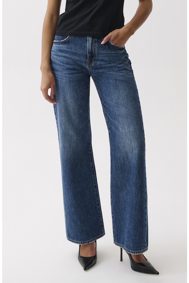 Larsen Petite High Waist Straight Leg Jeans
