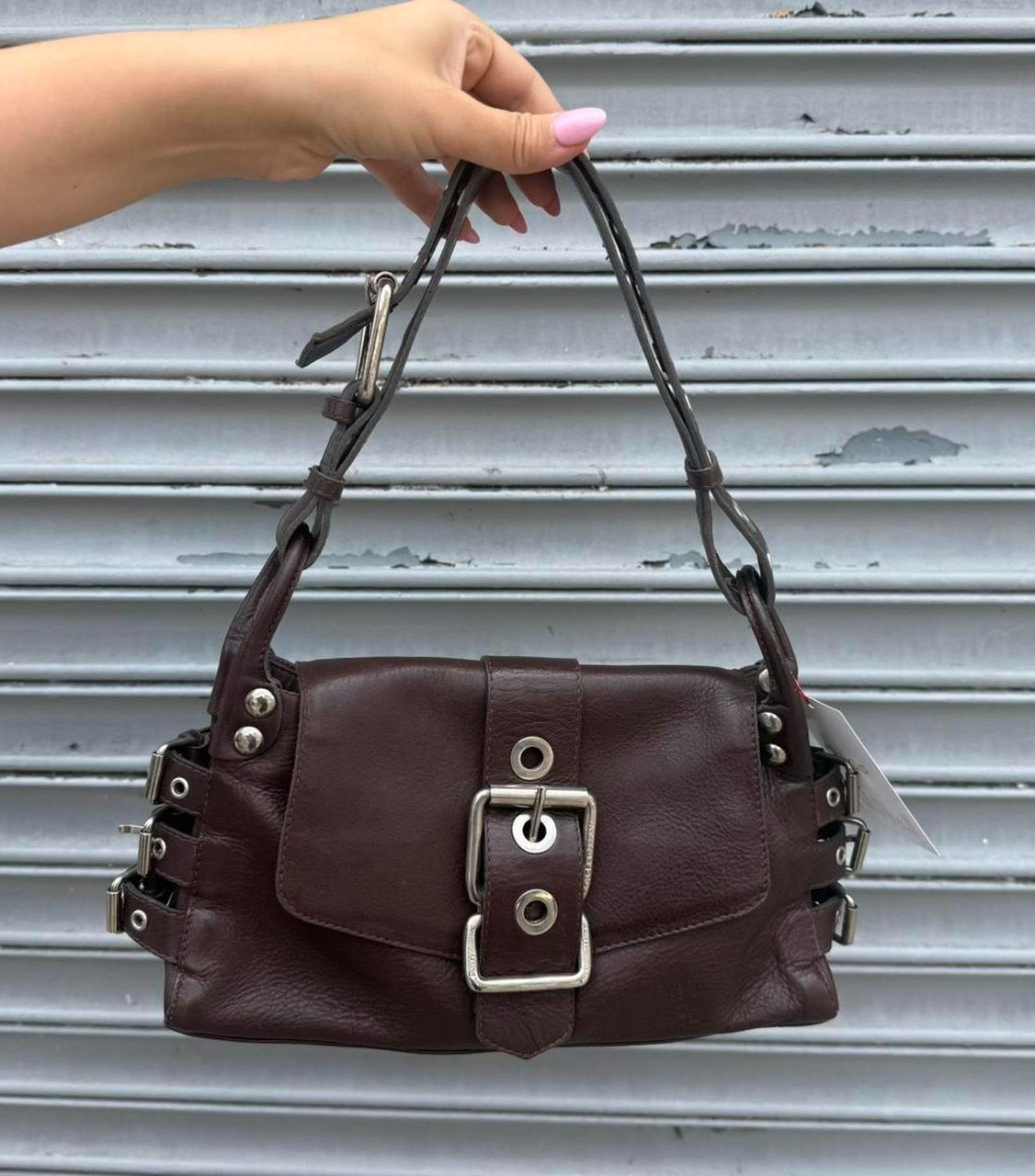 Dolce and Gabbana brown leather bag