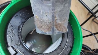 NaceCare GVE 370 George Wet/Dry Vacuum, detritus from sink drain