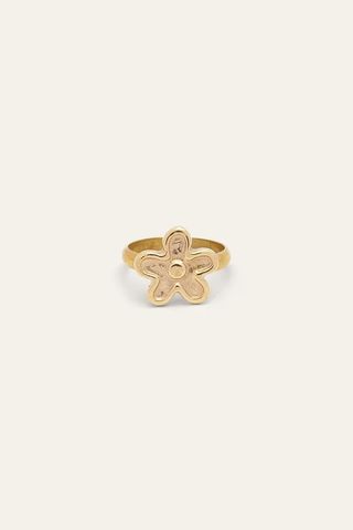 Yam Floral unlimited gold ring