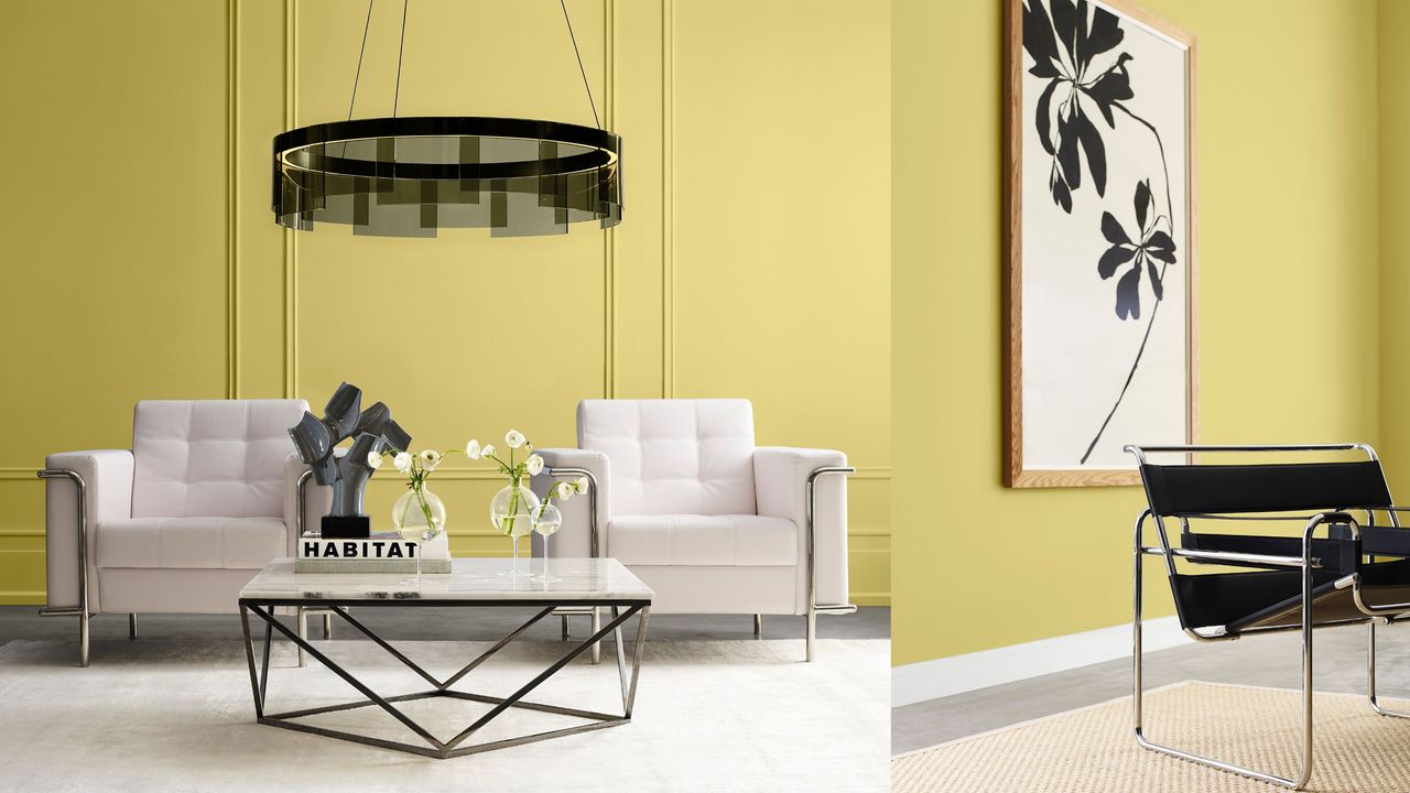 sherwin-williams&#039; chartreuse yellow paint color