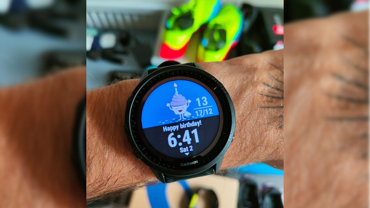 Garmin Morning Report shown on a Forerunner 955