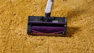 Underside of main floorhead on Shark Detect Pro cordless vacuum