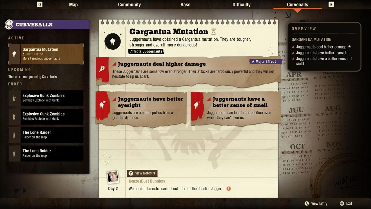 Image of State of Decay 2 Update 34: Curveball.