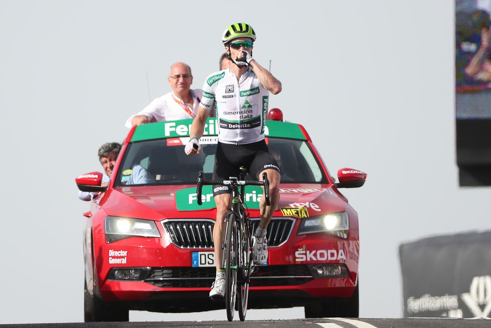 Ben King wins stage 9 at the 2018 Vuelta a Espana