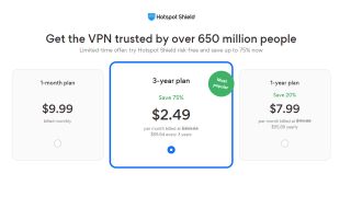 Hotspot Shield review - pricing
