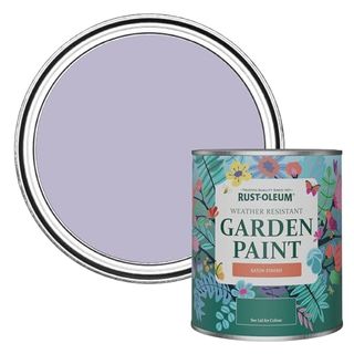 Rust-Oleum Purple Mould-Resistant Garden Paint in Satin Finish - Wisteria 750ml