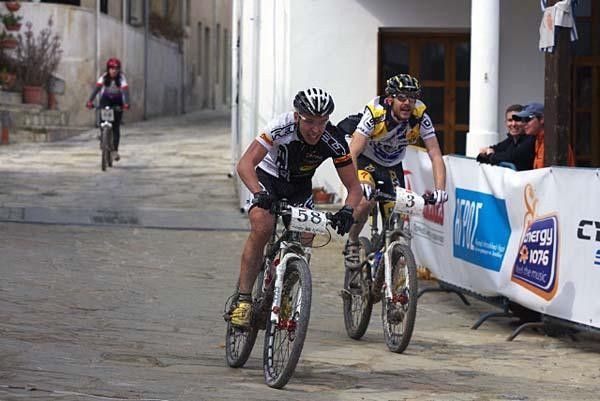 Emil Lindren (Felt International Team) outsprints Periklis Ilias (ISD Cycling Team) for the win