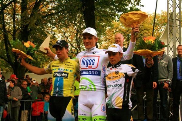 the final podium