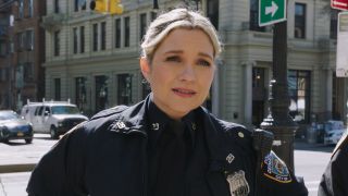 Vanessa Ray as Officer Eddie Janko on Blue Bloods.