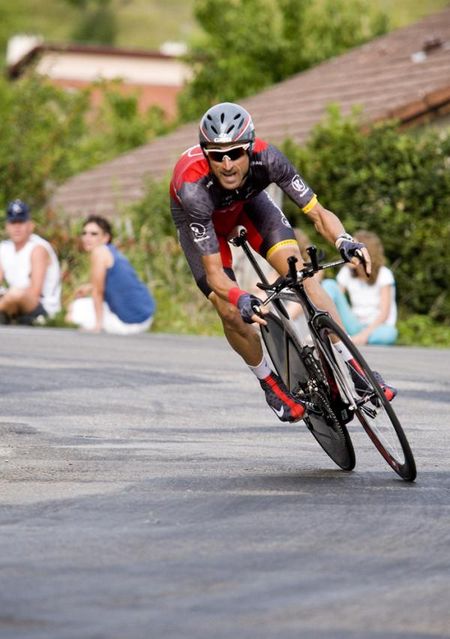 Spain's Haimar Zubeldia (Team Radioshack) was the quickest over the course.