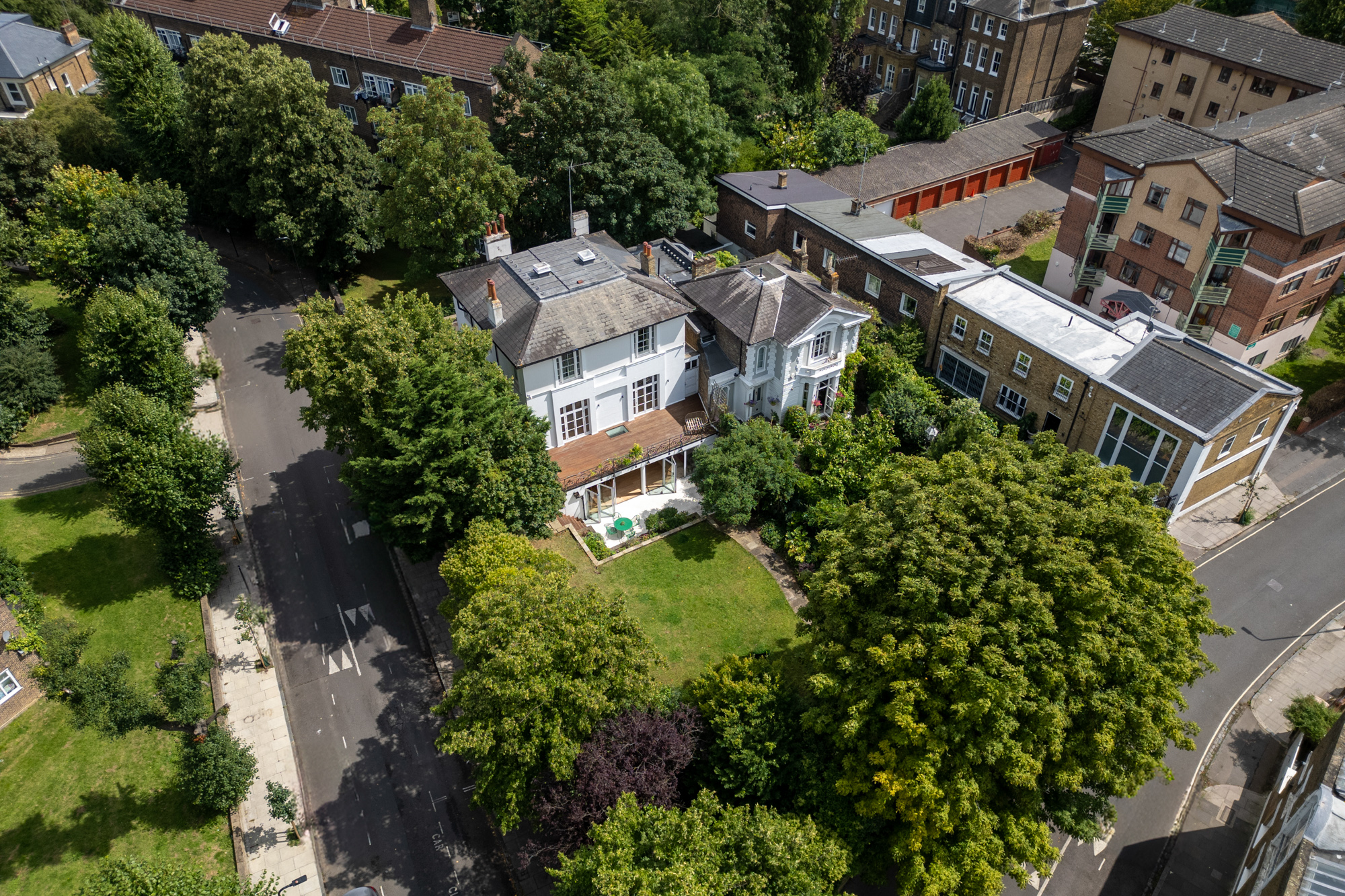 Victorian stucco property in St John's Wood