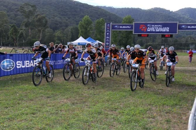The start of the elite women's cross country