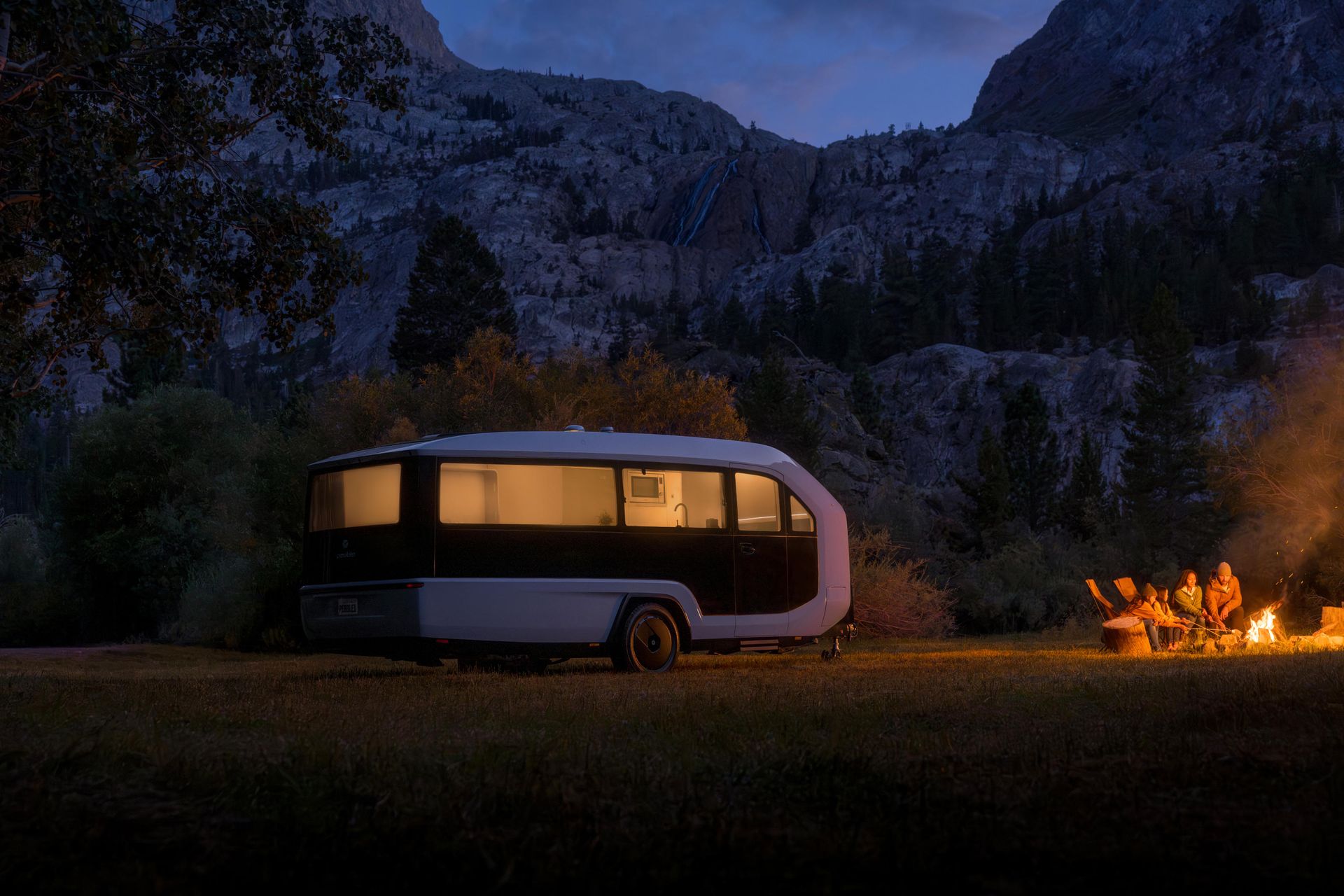 Pebble Flow Electric Travel Trailer