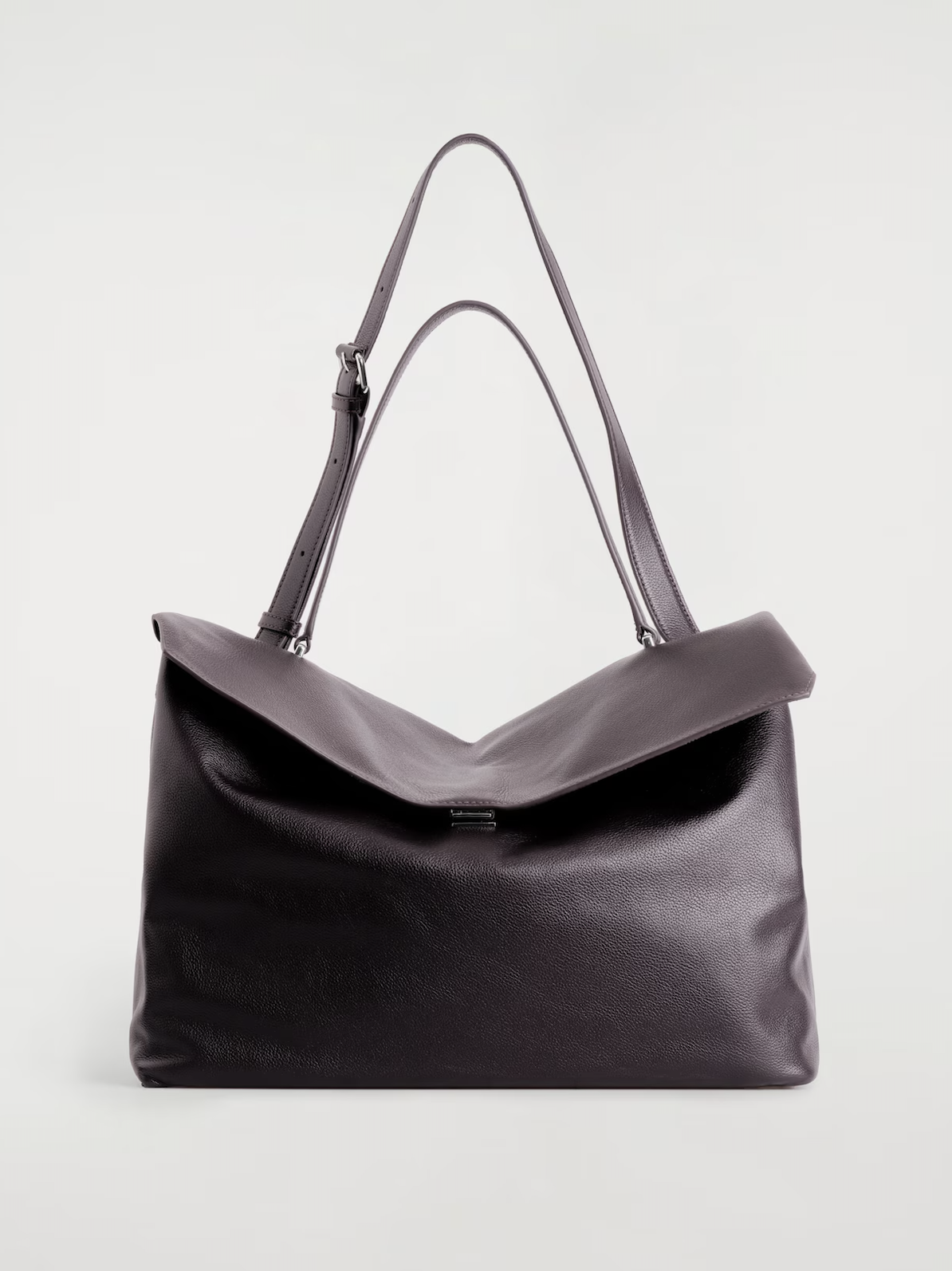 COS, Trullo Oversized Flap Bag - Leather