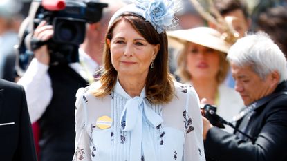 Carole Middleton attends day two of Royal Ascot 2024 at Ascot Racecourse on June 19, 2024 in Ascot