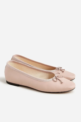 Zoe Ballet Flats in Leather