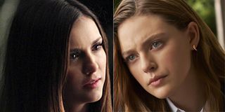 Nina Dobrev as Elena Gilbert on Vampire Diaries and Danielle Rose Russell as Hope Mikaelson on Legac
