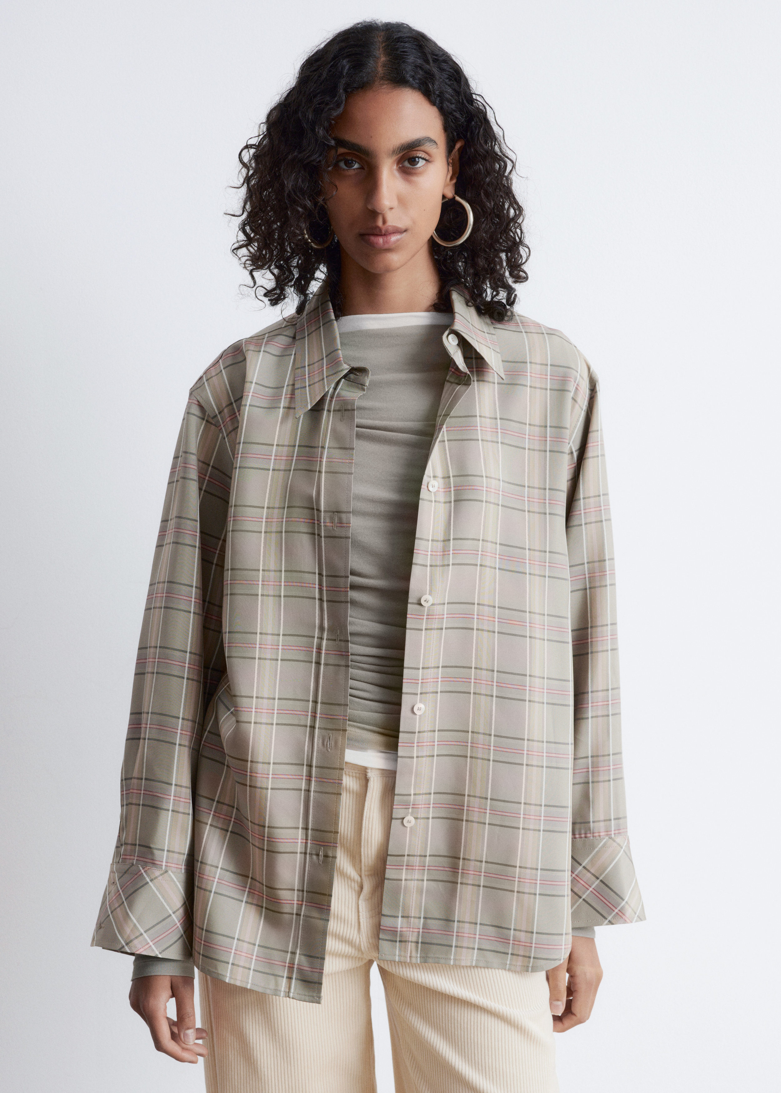 Oversized Checked Shirt