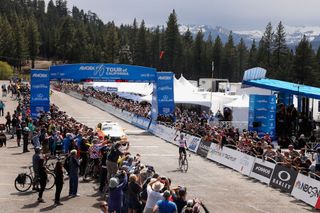 Egan Bernal (Team Sky) wins stage 6 of the 2018 Tour of California in South Lake Tahoe