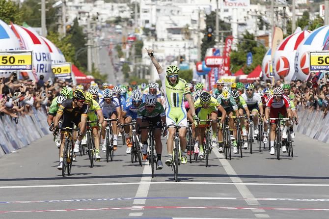 Elia Viviani (Cannondale) wins stage 5 at the Tour of Turkey