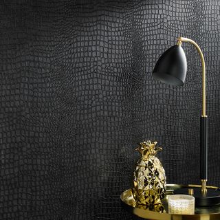 textured wallpaper as a wall covering idea
